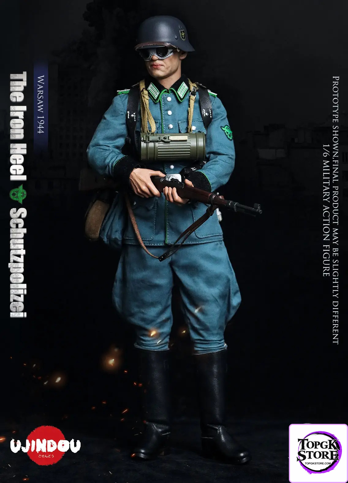 UJINDOU – 1/6 The Iron Heel-WWII German Schutzpolizei Warsaw 1944 UD9057 (Licensed) - Photo 30 | TopGKStore