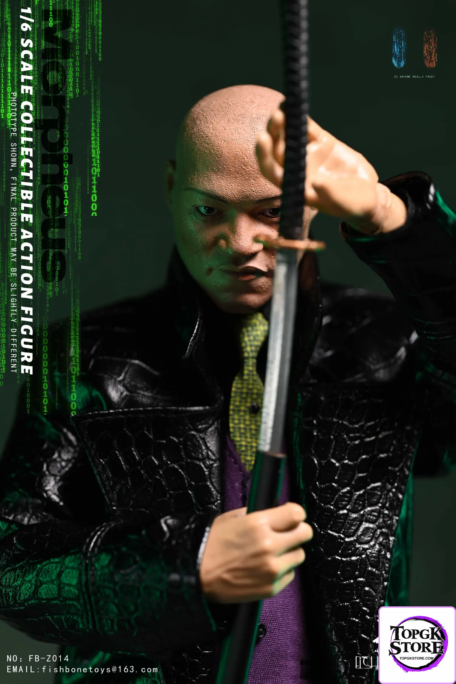 FISH BONETOYS – 1/6 The Matrix Resurrections Morpheus Action Figure NO:FB-Z014 - Photo 5 | TopGKStore