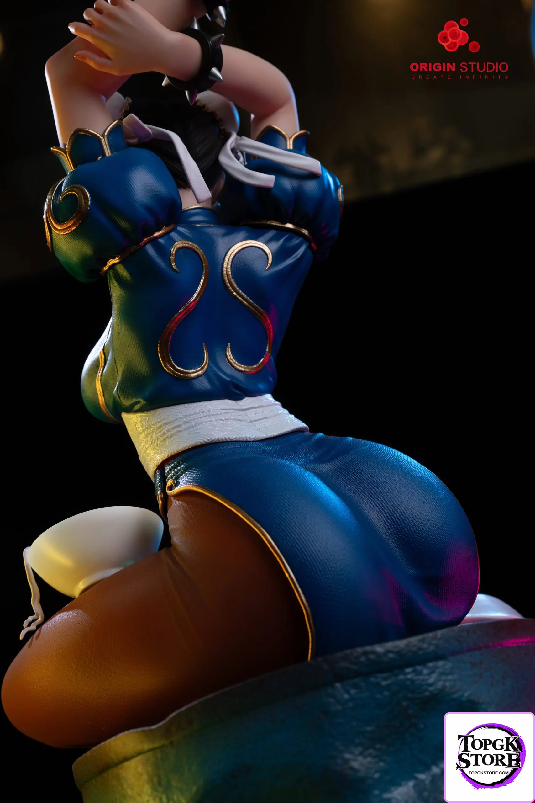 ORIGIN Studio – King of Fighters Light Statue of a Female Fighter Chun - Photo 8 | TopGKStore