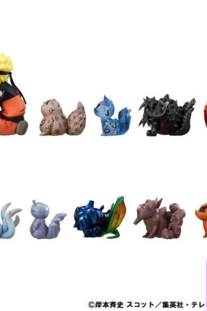 MegaHouse – G.E.M. Series Gaiden! NARUTO Shippuden Naruto Uzumaki & Tailed Beasts Complete Figure (Licensed) - Phot