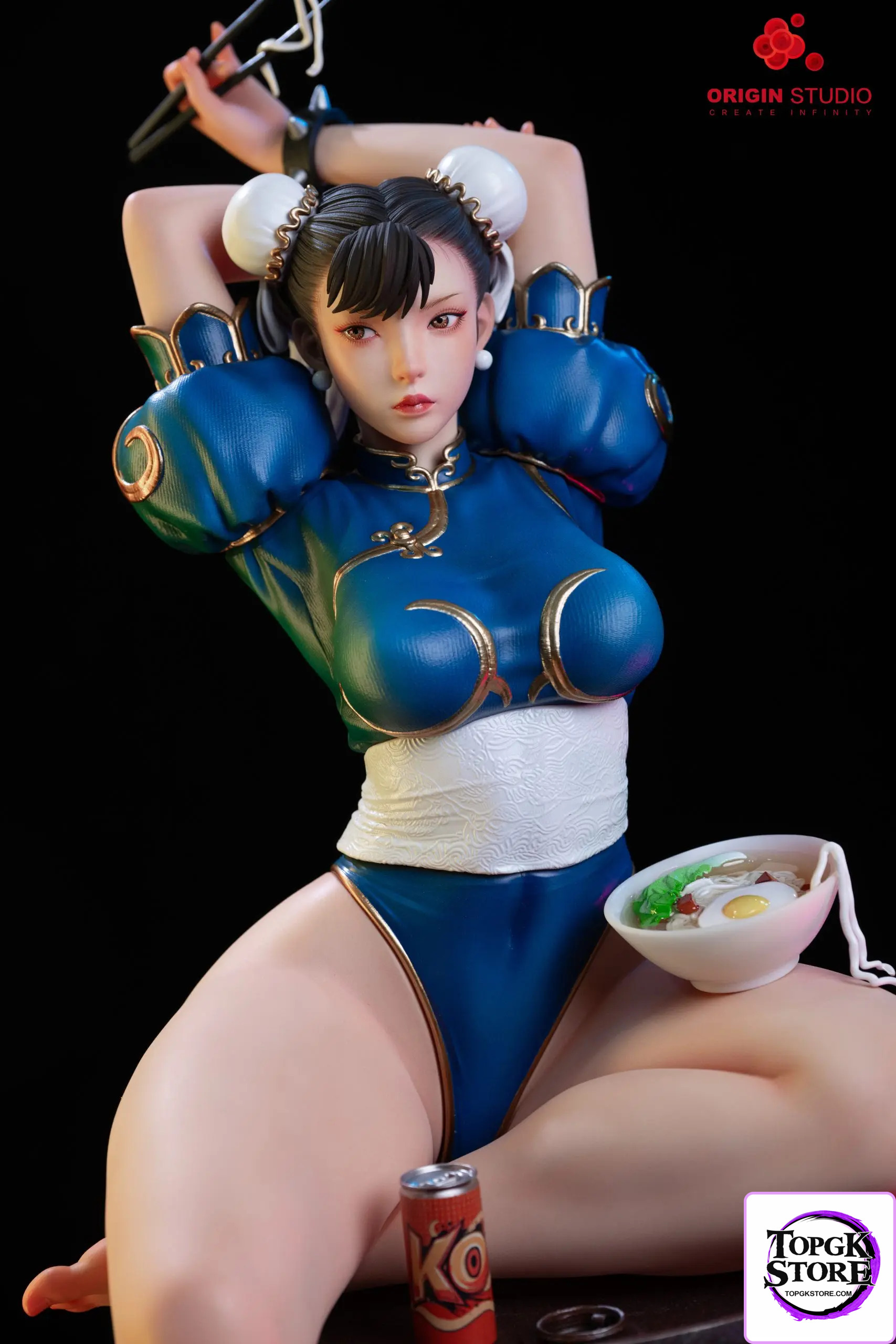 ORIGIN Studio – King of Fighters Light Statue of a Female Fighter Chun - Photo 11 | TopGKStore