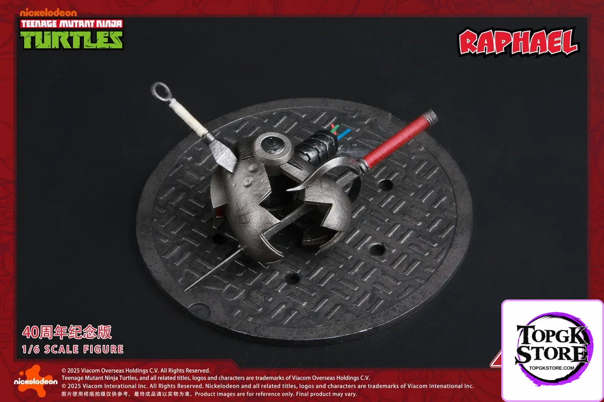 BIGFTOYS – BIGF-002 TNMT Raphael 40th Anniversary Edition 1/6 Scale Action Figure (Licensed) - Photo 11 | TopGKStore