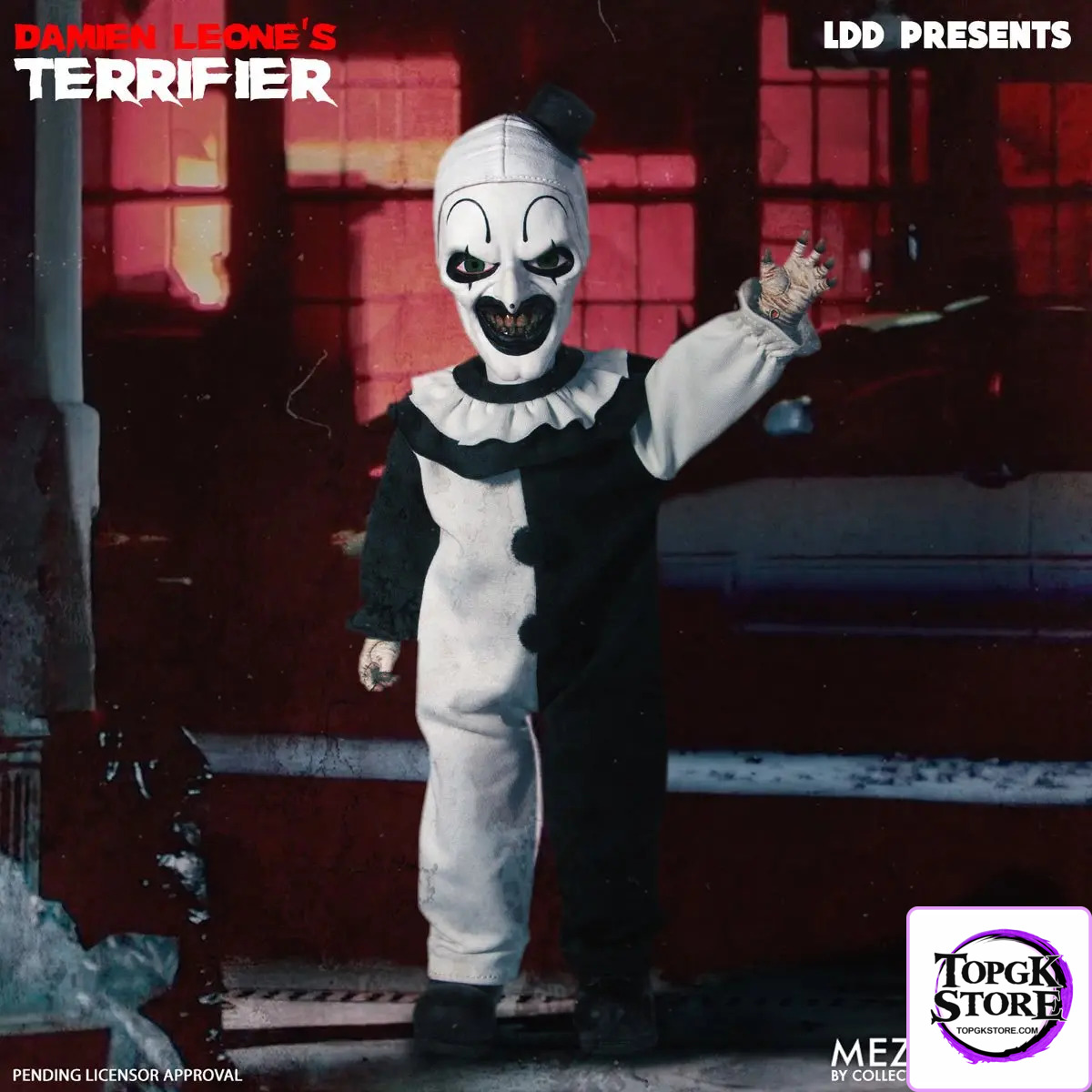 Mezco Studio – Terrifier: Art the Clown Doll & with Sound MDS Mega Scale 15-Inch Doll (Licensed) - Photo 18 | TopGK