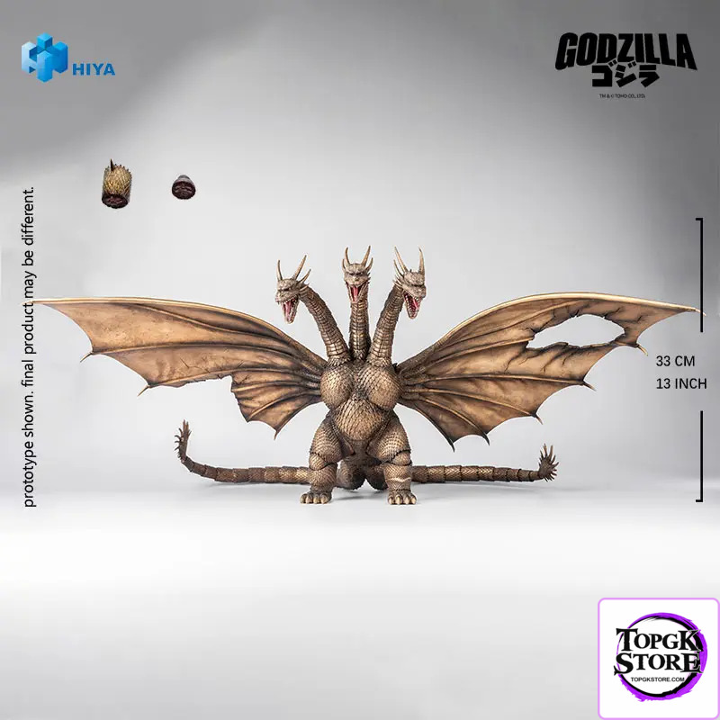 HIYA Toys – 33cm Ghidorah Battle Damaged Version EBG0180 (Licensed) - Photo 8 | TopGKStore