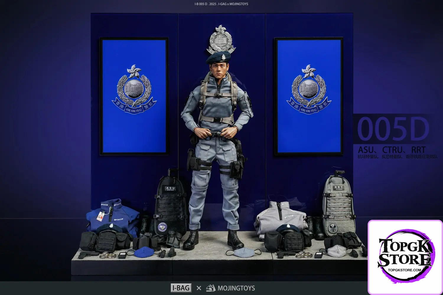 MOjingToys – Original 1/6 Chinese Hong Kong Urban Tactical Duty Team 2024 Action Figures I-B005A/B/C - Photo 9 | TopGKS
