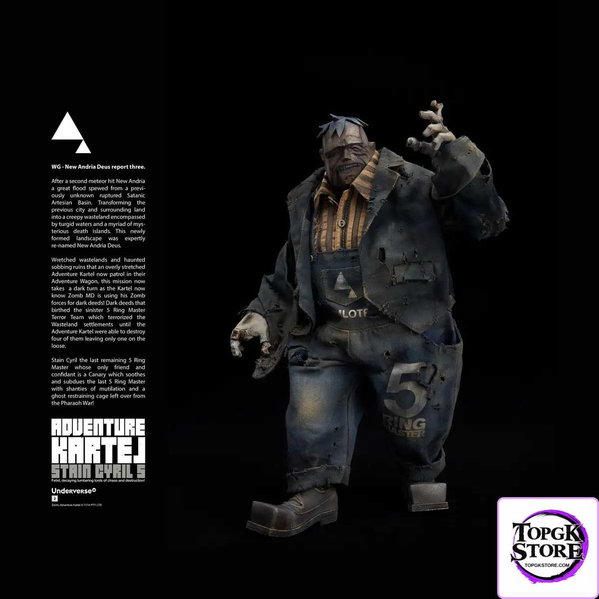 UNDERVERSE – Adventure Kartel 5 Ring Master – Stain Cyril 1/6 Action Figure (Licensed) - Photo 16 | TopGKStore