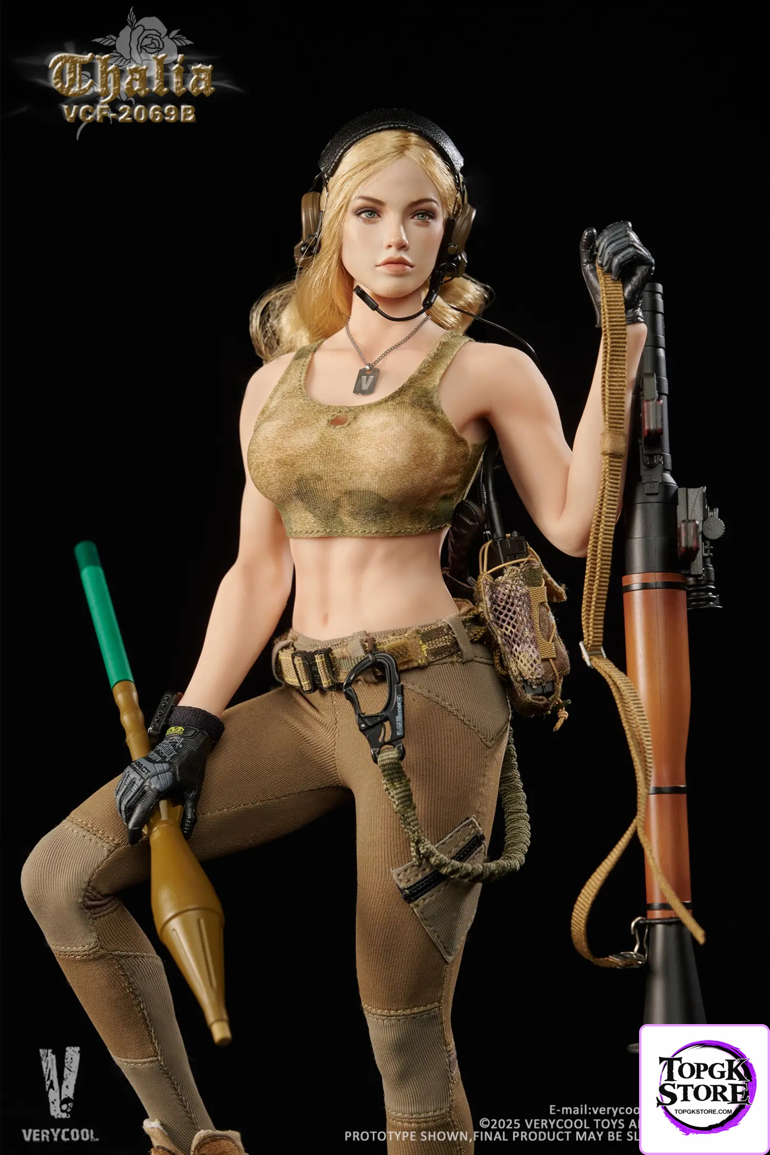 VERYCOOL – 1/6 Scale Action Figure VCF-2069 Desert female soldier -Thalia (Licensed) - Photo 16 | TopGKStore