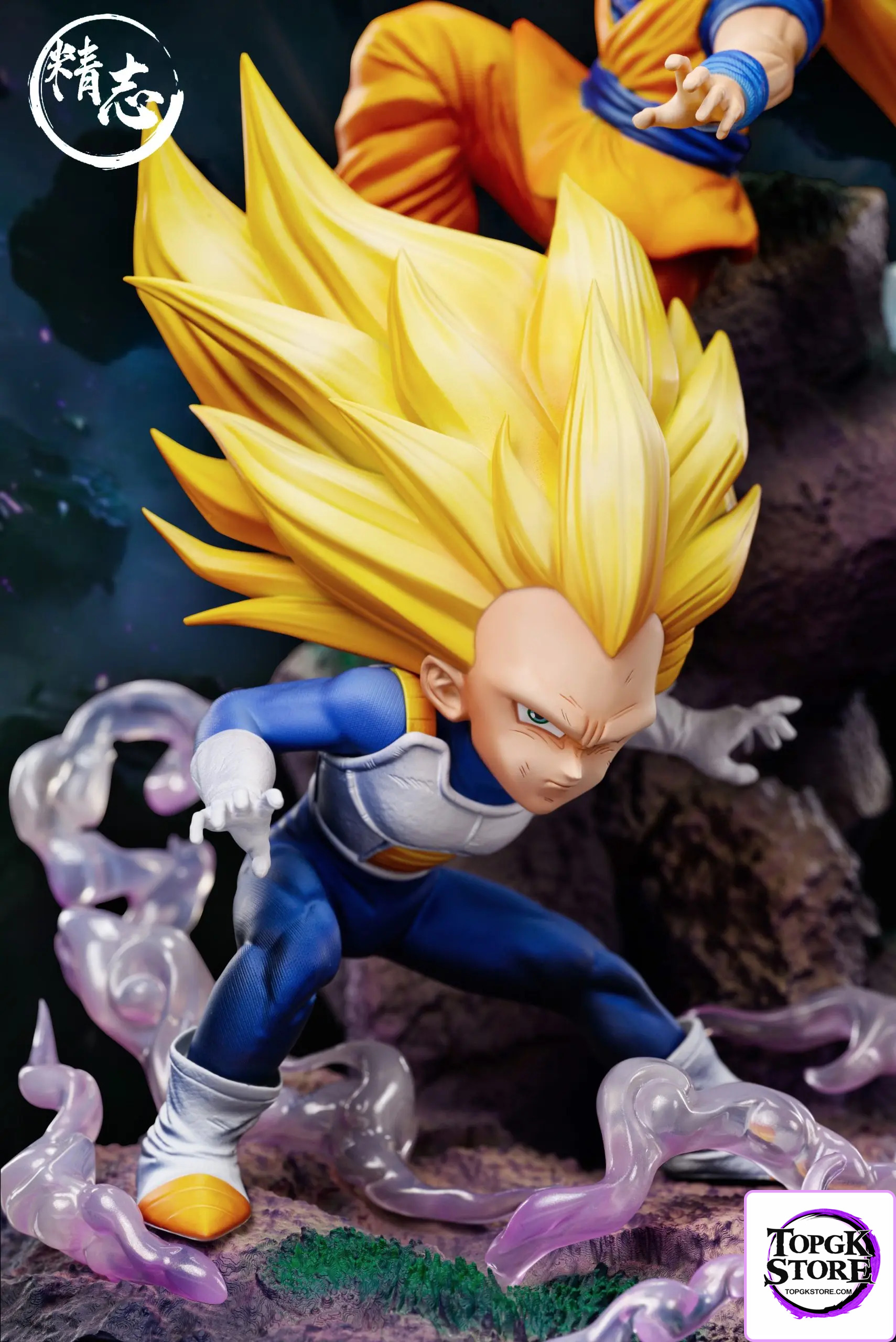 Jing Zhi Studio – Dragon Ball DAIMA Super Saiyan 3 Goku & Vegeta - Photo 2 | TopGKStore