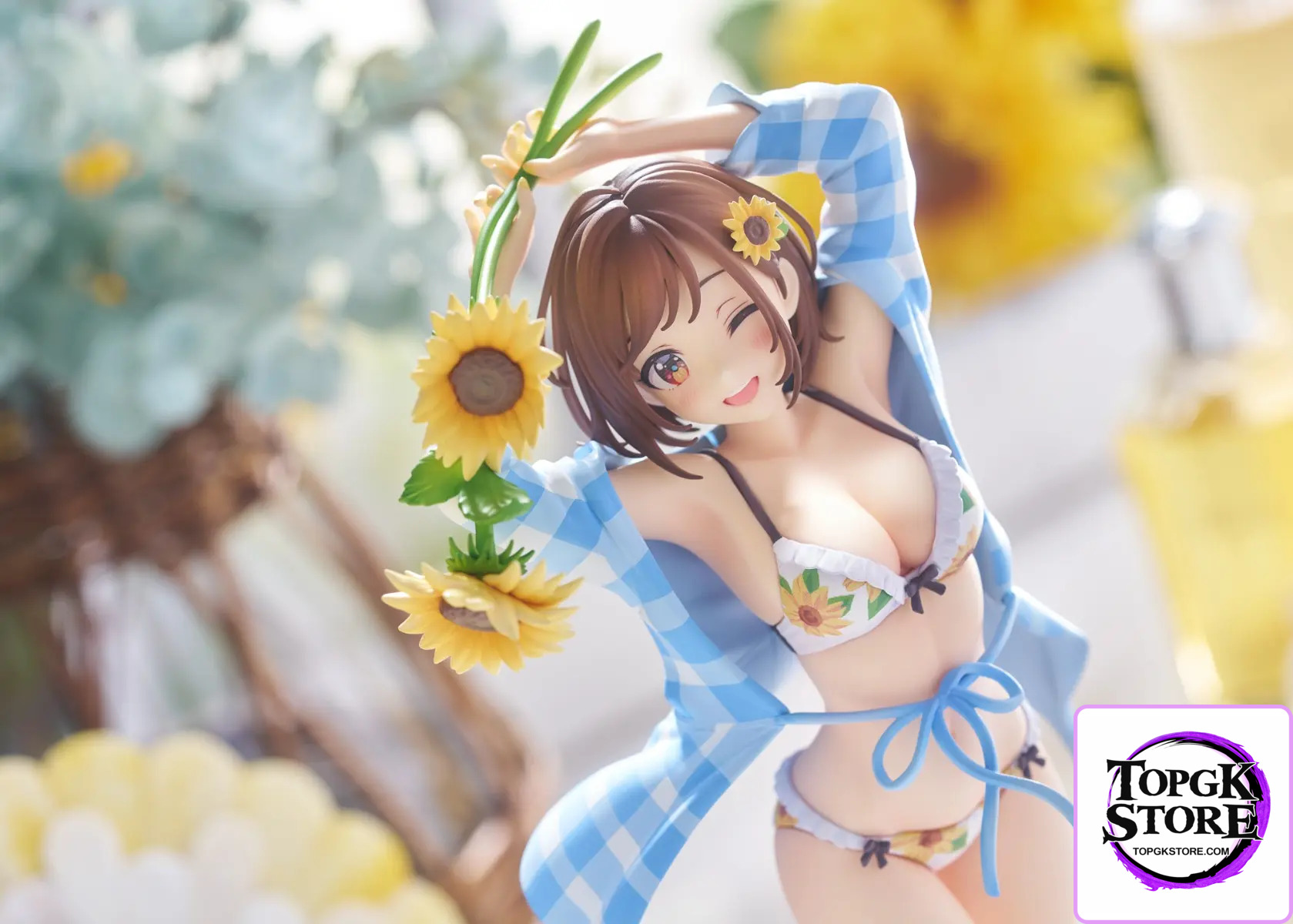 PLUM – Sunflower Girl Illustration by EnMorikura (Licensed) - Photo 6 | TopGKStore