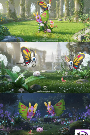Wonder Studio – Dustox Beautifly Evolution Set Pokémon - Photo 1 | TopGKStore