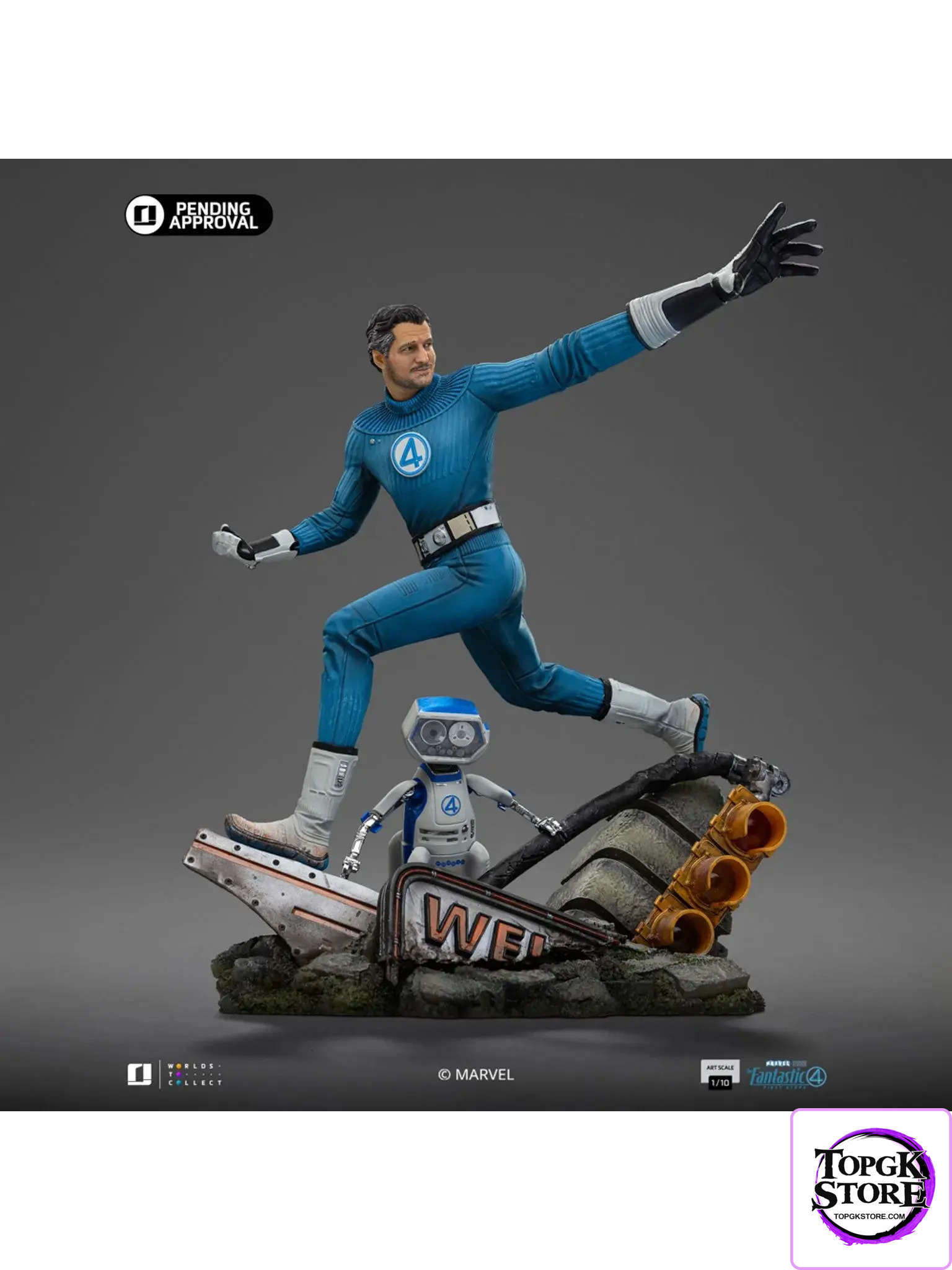 Iron Studio – The Fantastic Four: Invisible Woman & Mister Fantastic MARCAS202925-10 MARCAS203025-10 (Licensed) - P