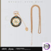 miHoYo – Honkai: Star Rail Aventurine Imitation Pocket Watch Metal Keychain (Licensed) - Photo 4 | TopGKStore