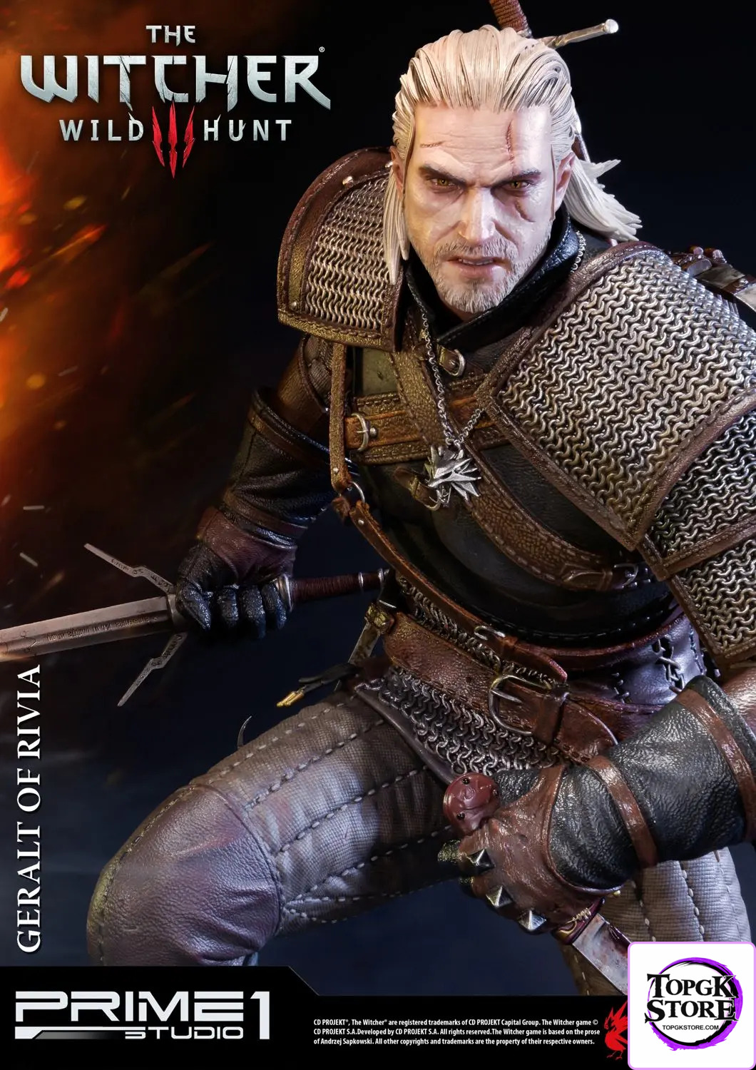 Prime 1 Studio – Premium Masterline The Witcher 3: Wild Hunt Geralt of Rivia PMW3-01 PMW3-01EX (Licensed) - Photo 1 | T