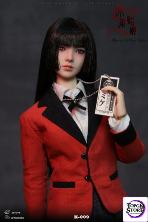 JKTOYS – Kakegurui 1/6 Abyssal Betting Belle Yumeko Movable Eye Hair Implant Head K-009 - Photo 1 | TopGKStore