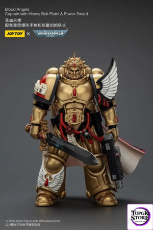 JOYTOY – Blood Angels Captain with Heavy Bolt Pistol & Power Sword JT01772 (Licensed) - Photo 1 | TopGKStore