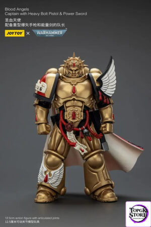 JOYTOY – Blood Angels Captain with Heavy Bolt Pistol & Power Sword JT01772 (Licensed) - Photo 2 | TopGKStore