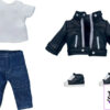 GSC – Nendoroid Doll Outfit Set Leather Jacket (Black & Ivory) (Licensed) - Photo 2 | TopGKStore