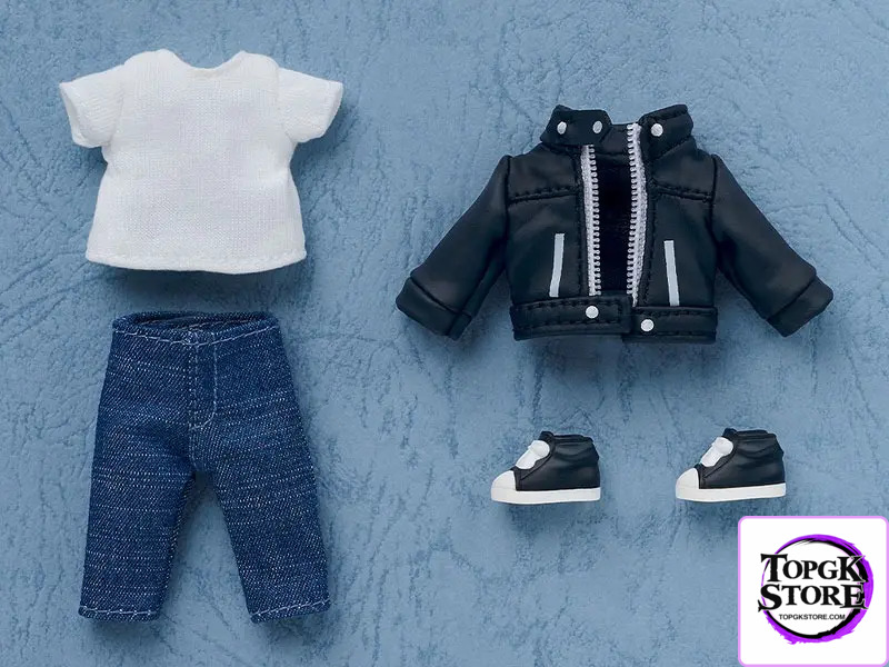 GSC – Nendoroid Doll Outfit Set Leather Jacket (Black & Ivory) (Licensed) - Photo 1 | TopGKStore