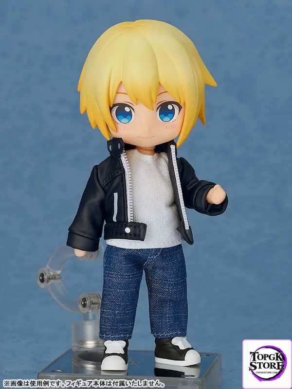 GSC – Nendoroid Doll Outfit Set Leather Jacket (Black & Ivory) (Licensed) - Photo 3 | TopGKStore