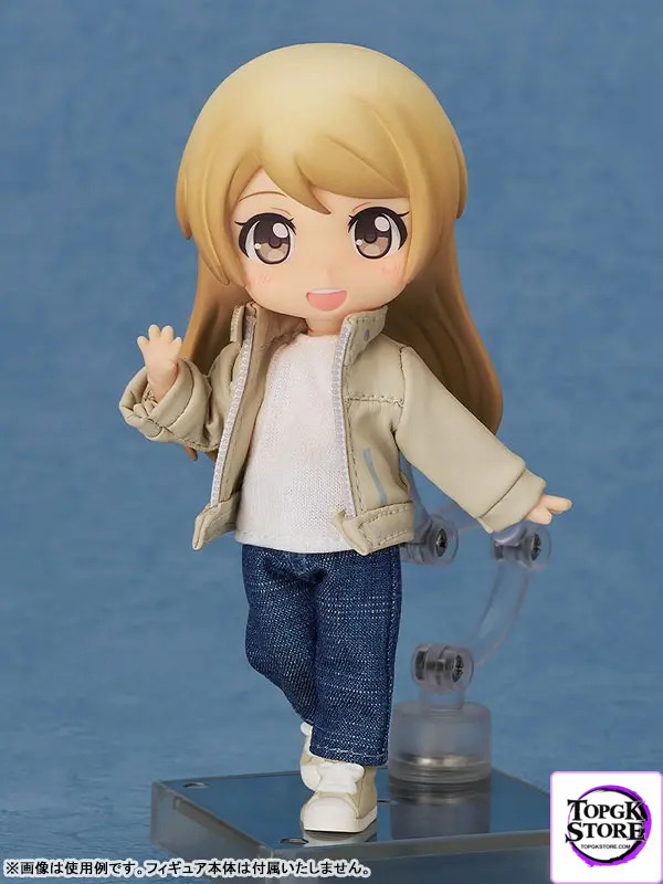 GSC – Nendoroid Doll Outfit Set Leather Jacket (Black & Ivory) (Licensed) - Photo 5 | TopGKStore