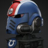 JOYTOY – Warhammer 40,000 Ultramarines Lieutenant Titus’ MKX Helmet & Display Stand JT01741 JT01697 (Licensed