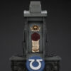 JOYTOY – Warhammer 40,000 Ultramarines Lieutenant Titus’ MKX Helmet & Display Stand JT01741 JT01697 (Licensed