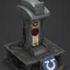 JOYTOY – Warhammer 40,000 Ultramarines Lieutenant Titus’ MKX Helmet & Display Stand JT01741 JT01697 (Licensed