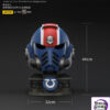 JOYTOY – Warhammer 40,000 Ultramarines Lieutenant Titus’ MKX Helmet & Display Stand JT01741 JT01697 (Licensed