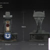 JOYTOY – Warhammer 40,000 Ultramarines Lieutenant Titus’ MKX Helmet & Display Stand JT01741 JT01697 (Licensed