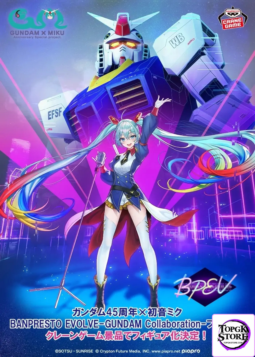 BANPRESTO – Hatsune Miku & Gundam 45th Anniversary BANPRESTO EVOLVE -GUNDAM Collaboration- Figure (Licensed) - Phot