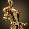 Hot Toys MMS341 Iron Man 3 Mark XXI 21 Midas 1/6 Figure Gold Chrome Version - Photo 13 | TopGKStore