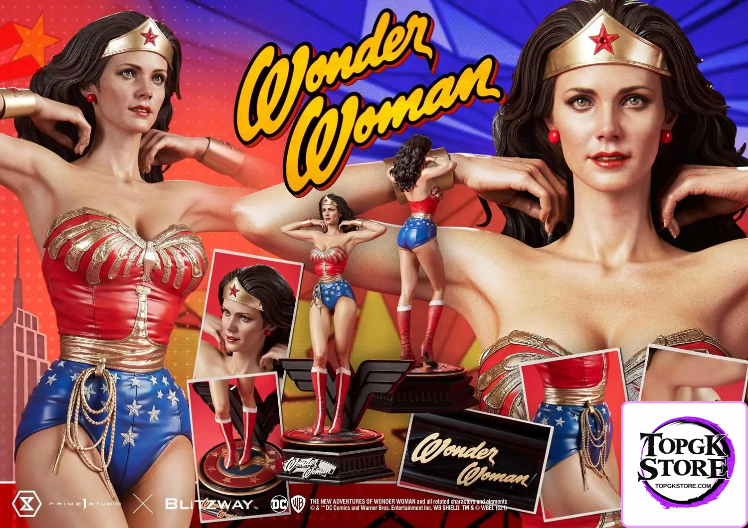 Prime 1 Studio – Museum Masterline Wonder Woman 1975 (TV Series) Wonder Woman MMWW-03 MMWW-03S(Licensed) - Photo 3 | To