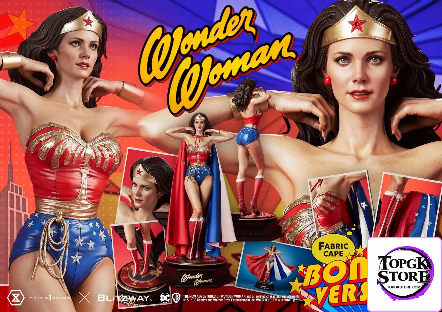 Prime 1 Studio – Museum Masterline Wonder Woman 1975 (TV Series) Wonder Woman MMWW-03 MMWW-03S(Licensed) - Photo 17 | T