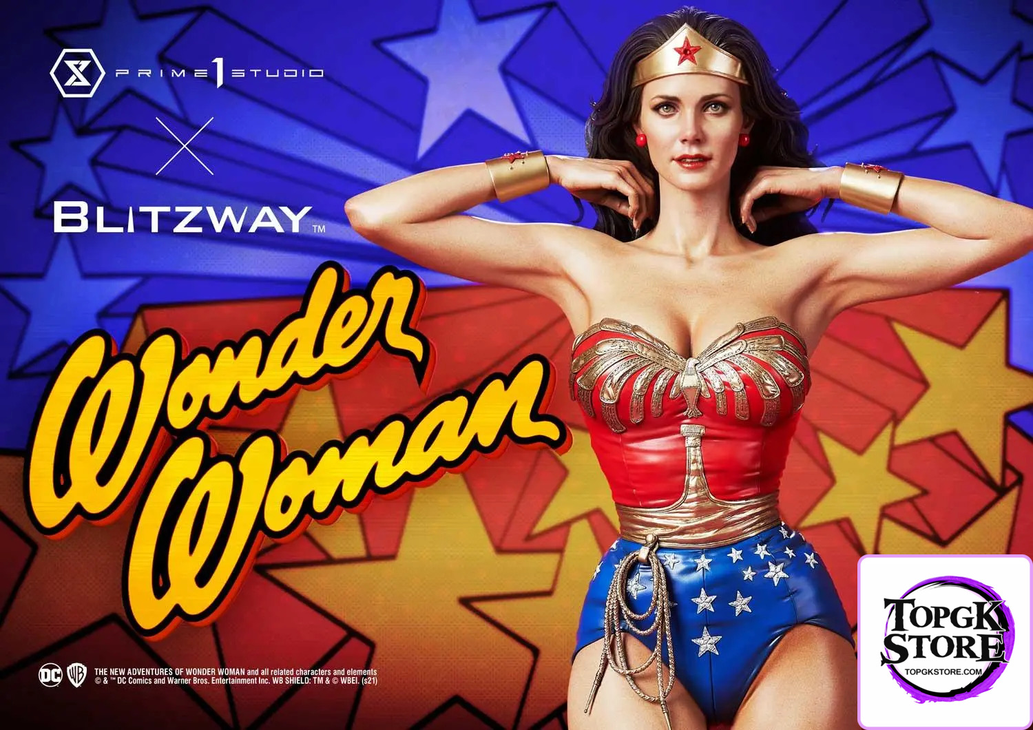 Prime 1 Studio – Museum Masterline Wonder Woman 1975 (TV Series) Wonder Woman MMWW-03 MMWW-03S(Licensed) - Photo 9 | To