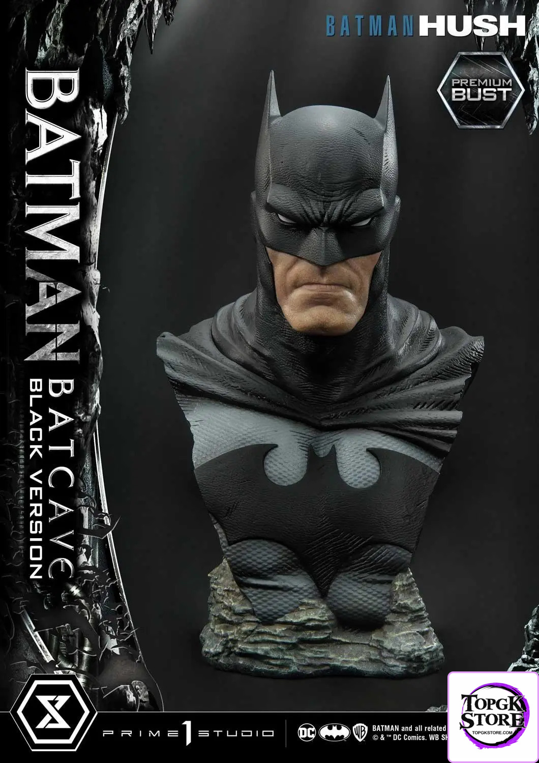Prime 1 Studio – Premium Bust Batman: Hush (Comics) Batman Batcave Version PBDC-06 PBDC-06BL (Licensed) - Photo 1 | Top