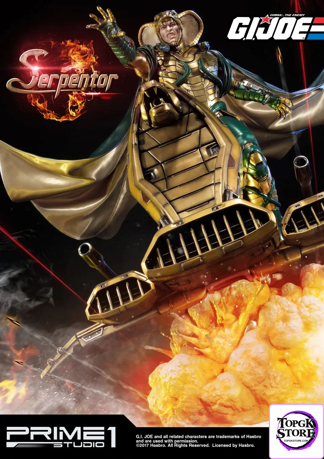 Prime 1 Studio – Premium Masterline G.I. Joe Serpentor PMGJ-03 PMGJ-03EX (Licensed) - Photo 2 | TopGKStore