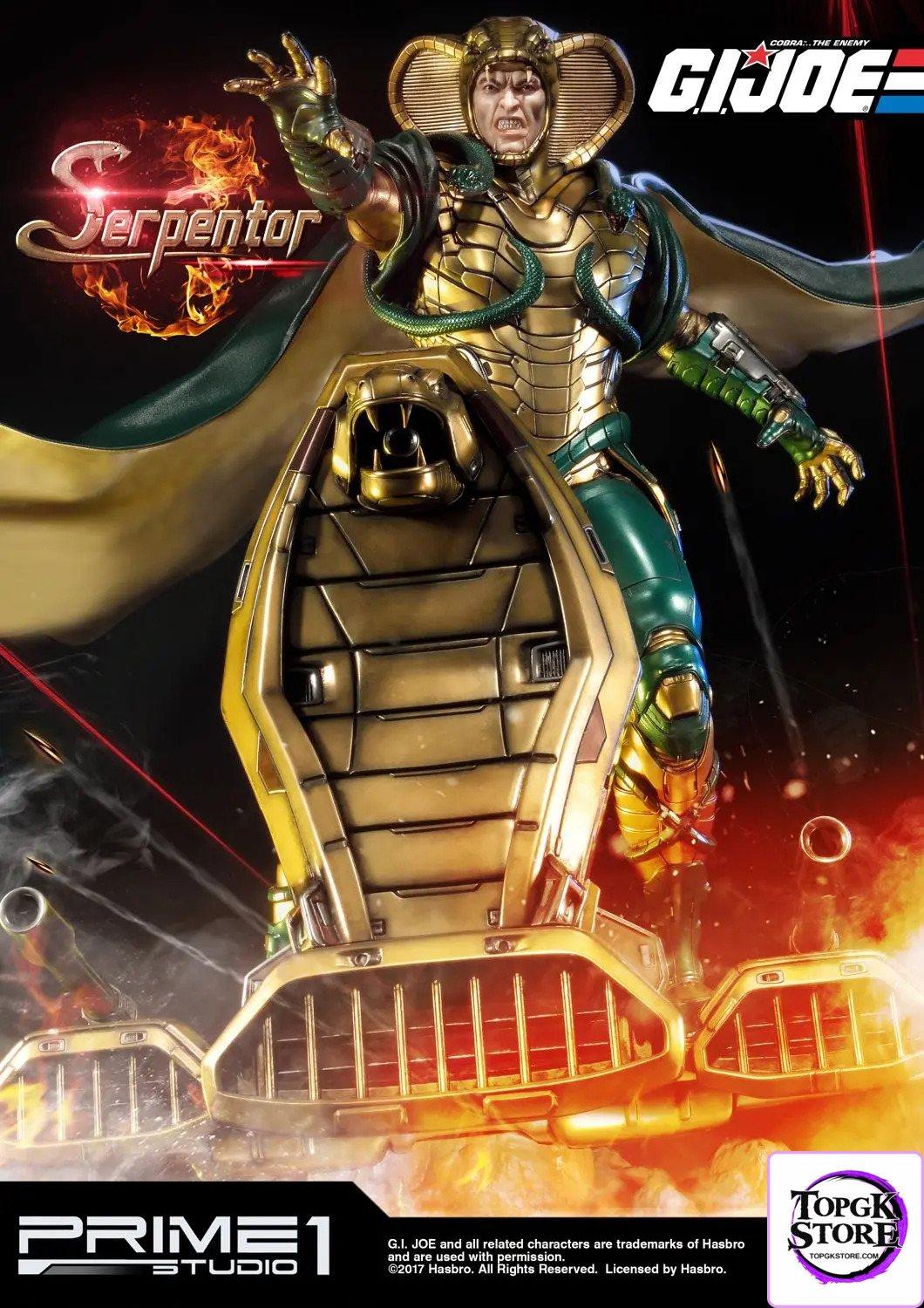 Prime 1 Studio – Premium Masterline G.I. Joe Serpentor PMGJ-03 PMGJ-03EX (Licensed) - Photo 3 | TopGKStore