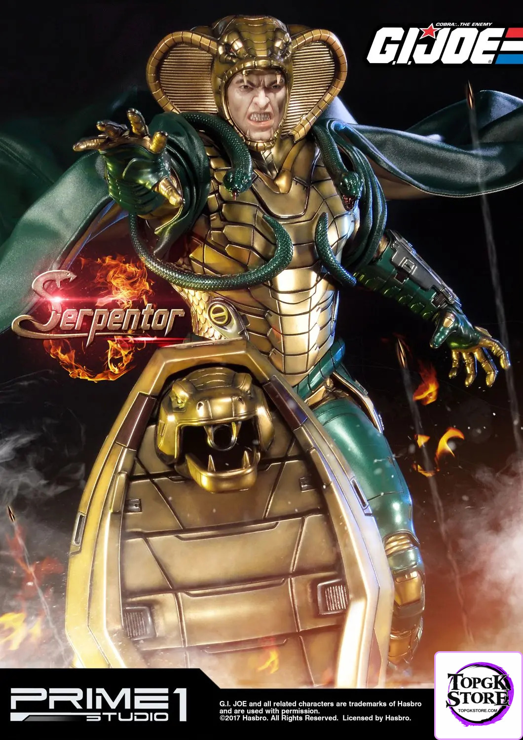Prime 1 Studio – Premium Masterline G.I. Joe Serpentor PMGJ-03 PMGJ-03EX (Licensed) - Photo 1 | TopGKStore