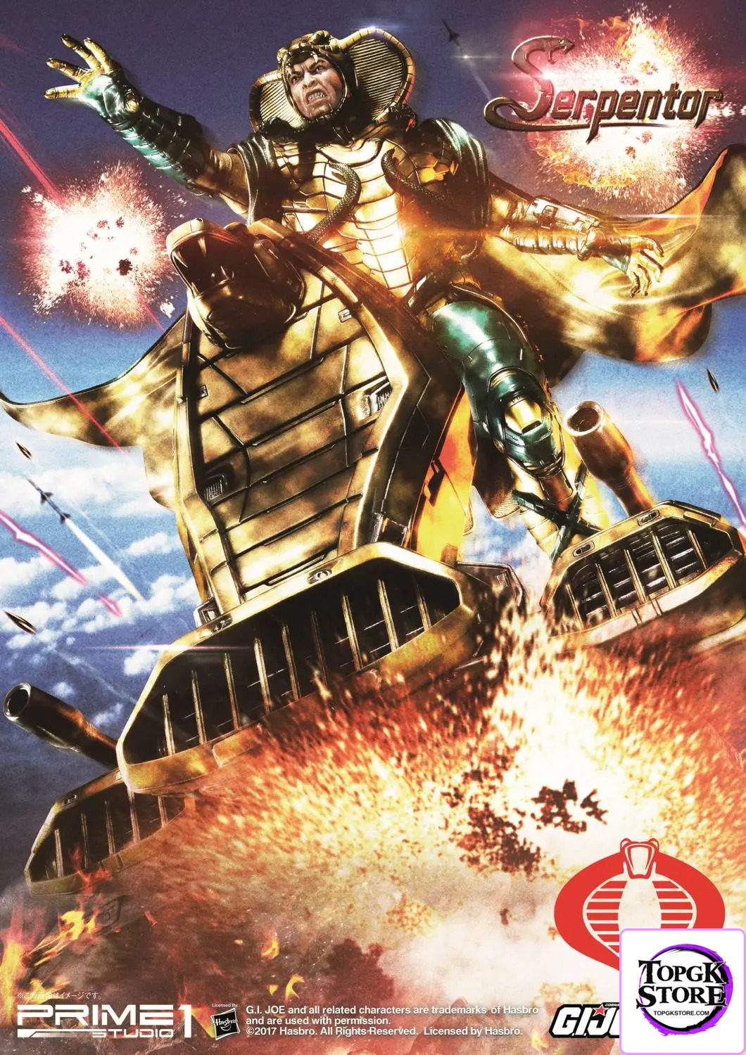 Prime 1 Studio – Premium Masterline G.I. Joe Serpentor PMGJ-03 PMGJ-03EX (Licensed) - Photo 7 | TopGKStore