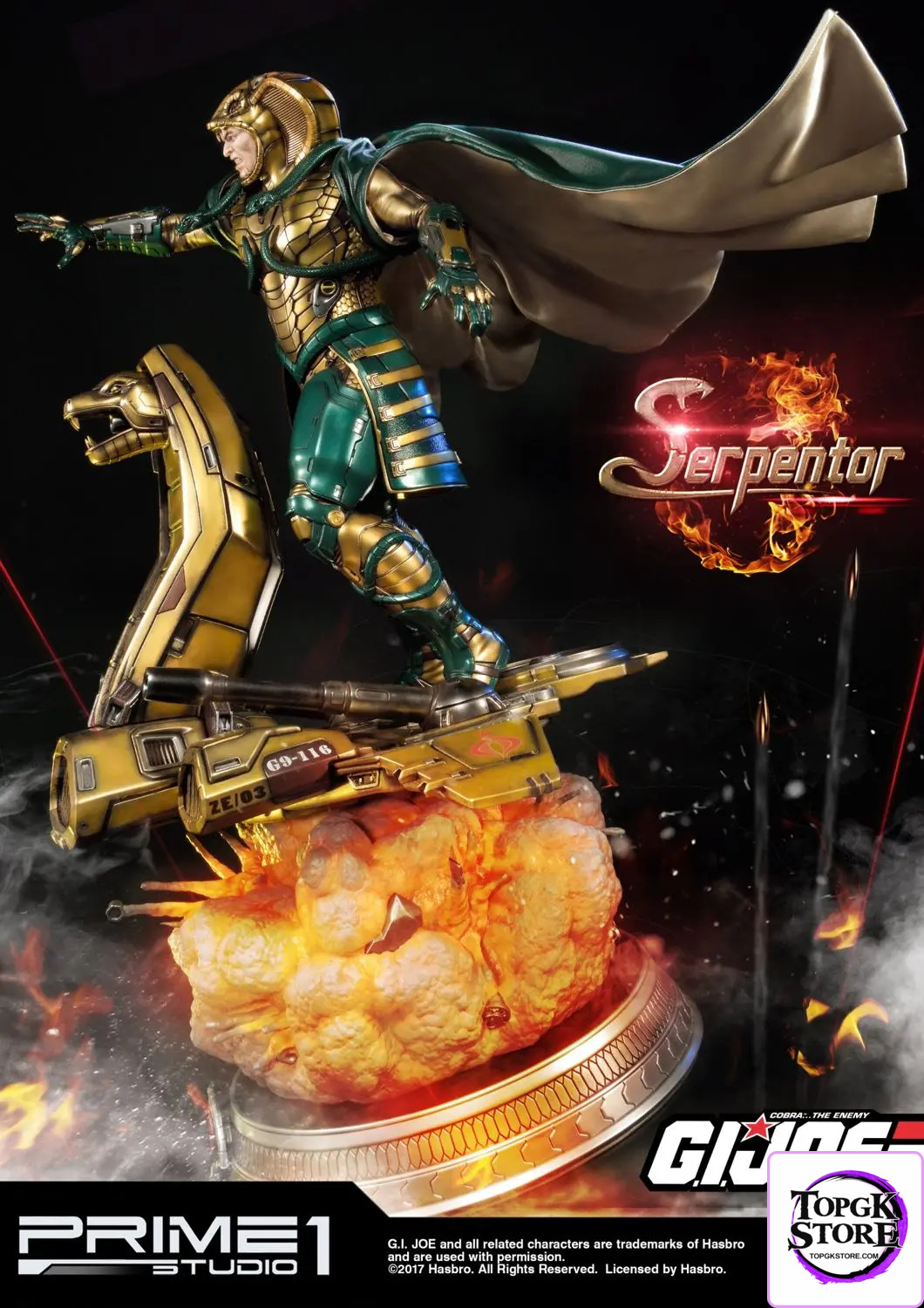 Prime 1 Studio – Premium Masterline G.I. Joe Serpentor PMGJ-03 PMGJ-03EX (Licensed) - Photo 19 | TopGKStore