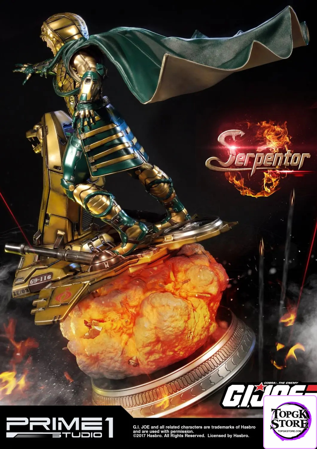 Prime 1 Studio – Premium Masterline G.I. Joe Serpentor PMGJ-03 PMGJ-03EX (Licensed) - Photo 20 | TopGKStore