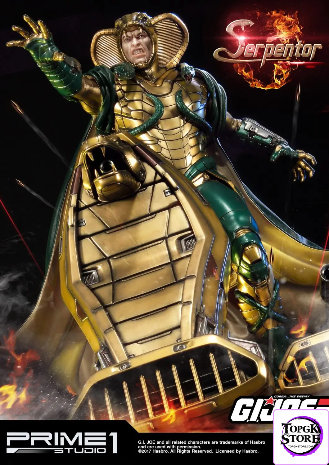 Prime 1 Studio – Premium Masterline G.I. Joe Serpentor PMGJ-03 PMGJ-03EX (Licensed) - Photo 14 | TopGKStore