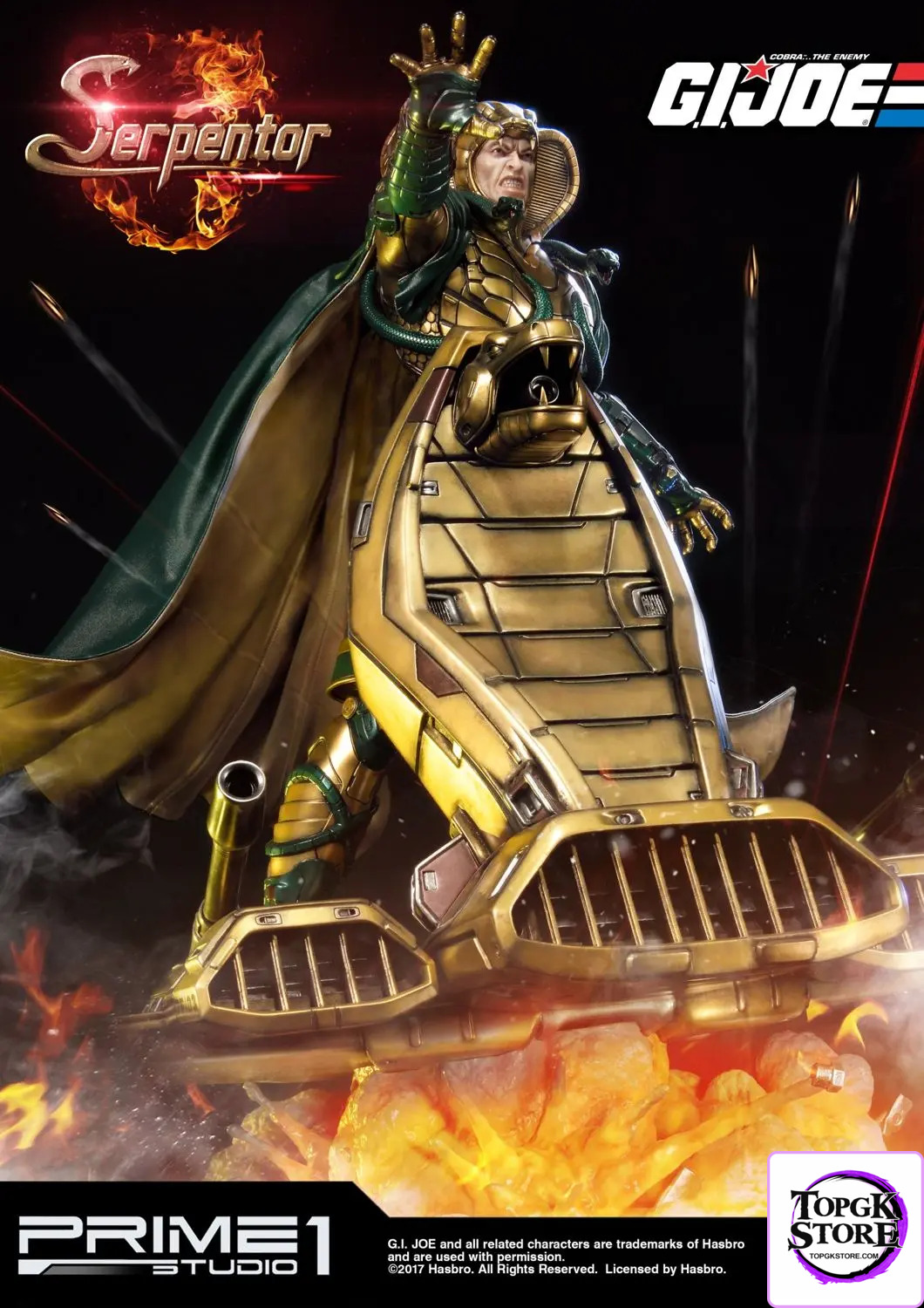 Prime 1 Studio – Premium Masterline G.I. Joe Serpentor PMGJ-03 PMGJ-03EX (Licensed) - Photo 15 | TopGKStore