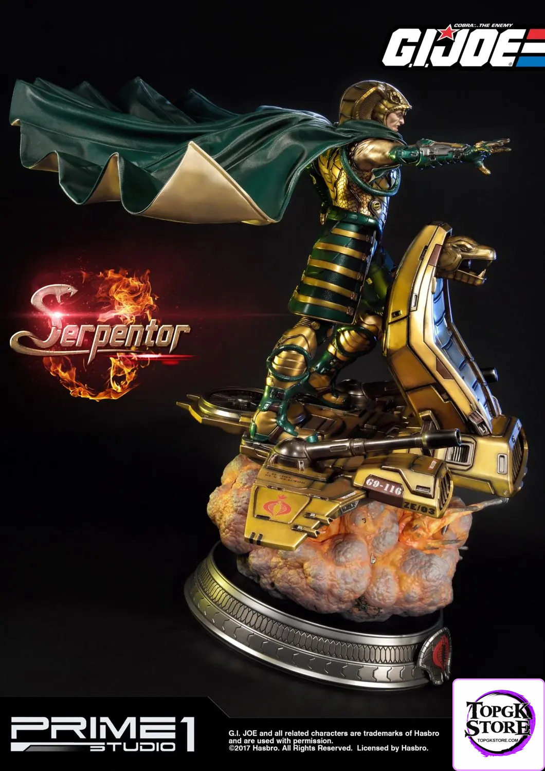 Prime 1 Studio – Premium Masterline G.I. Joe Serpentor PMGJ-03 PMGJ-03EX (Licensed) - Photo 16 | TopGKStore