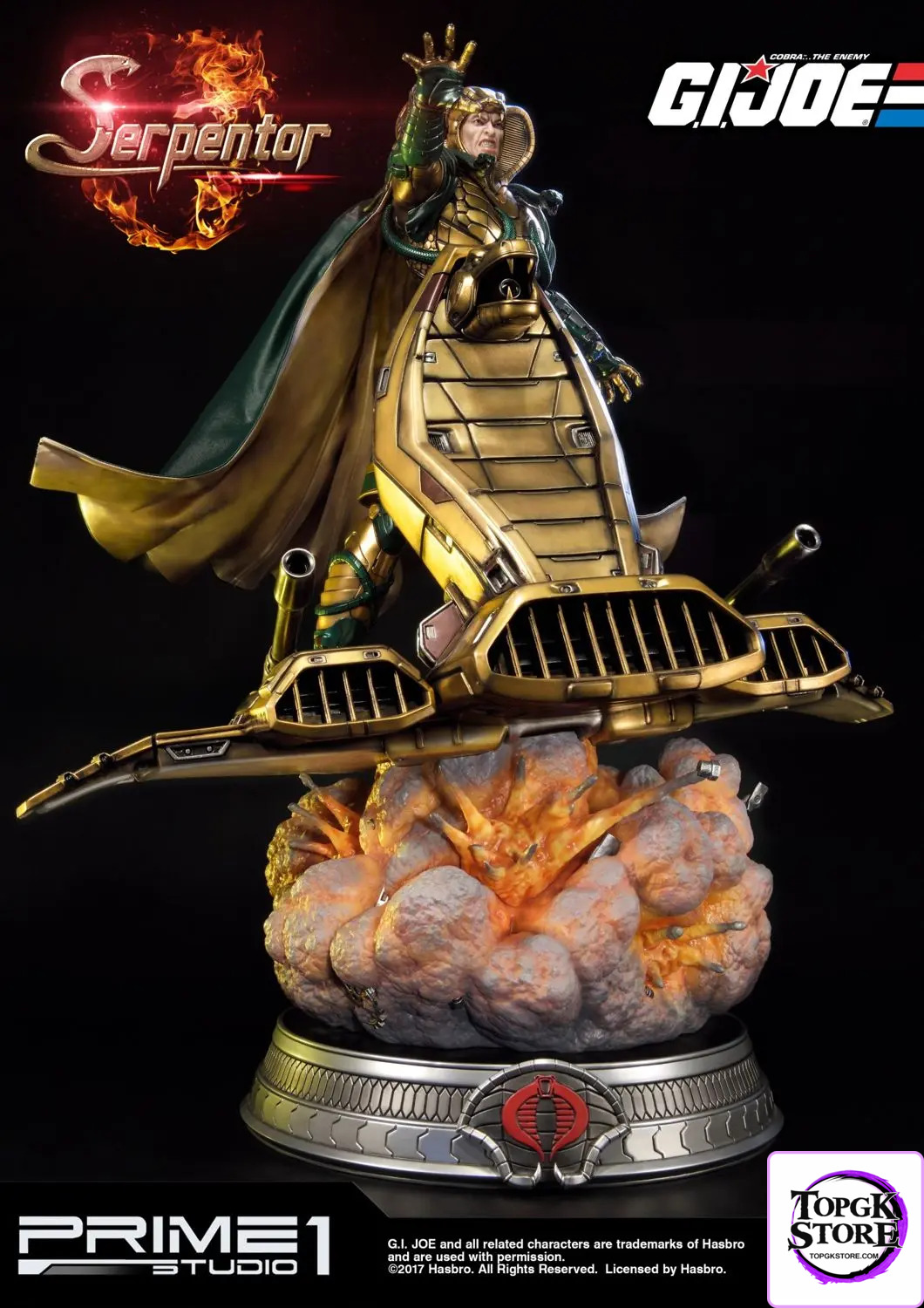 Prime 1 Studio – Premium Masterline G.I. Joe Serpentor PMGJ-03 PMGJ-03EX (Licensed) - Photo 4 | TopGKStore