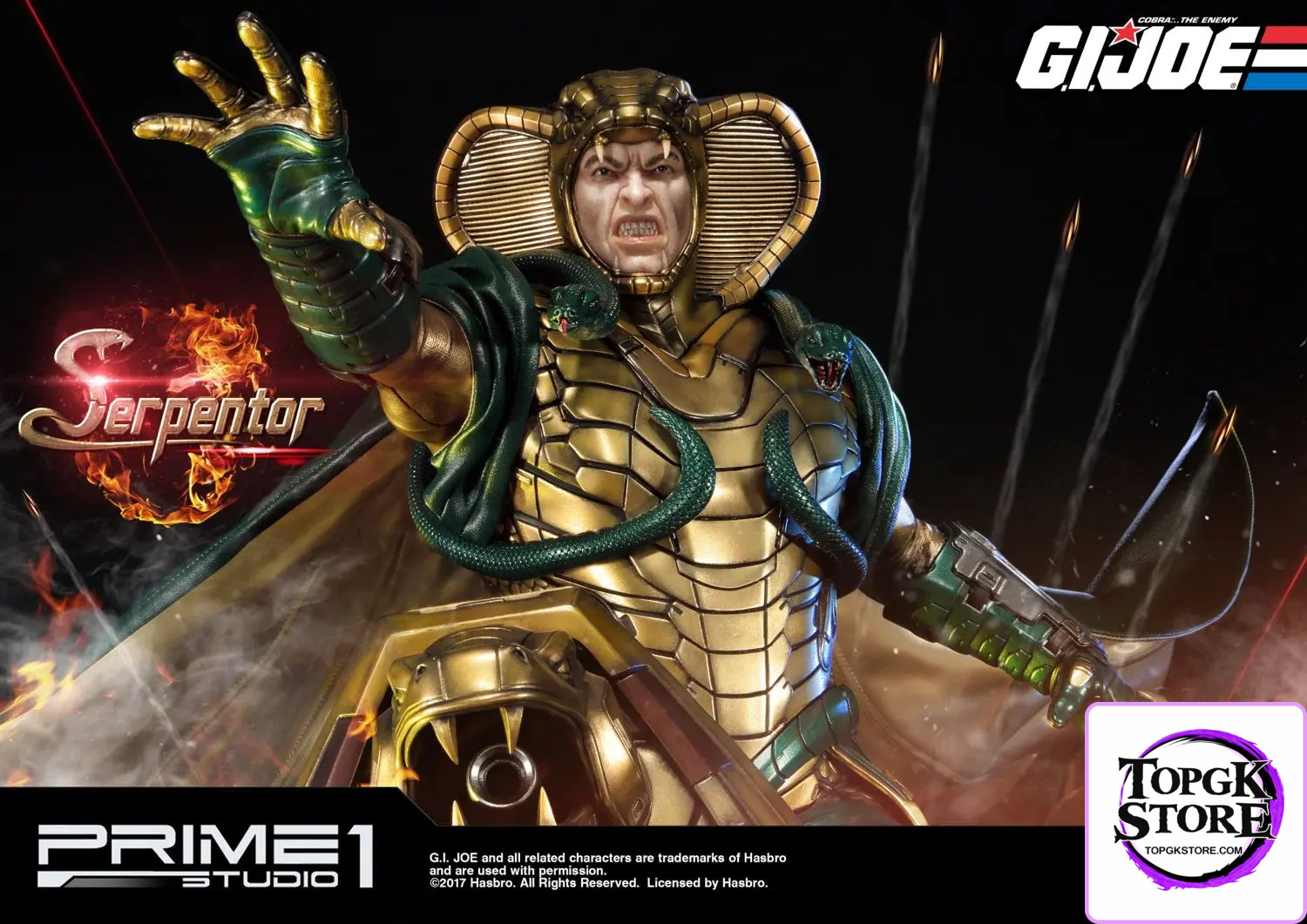 Prime 1 Studio – Premium Masterline G.I. Joe Serpentor PMGJ-03 PMGJ-03EX (Licensed) - Photo 17 | TopGKStore