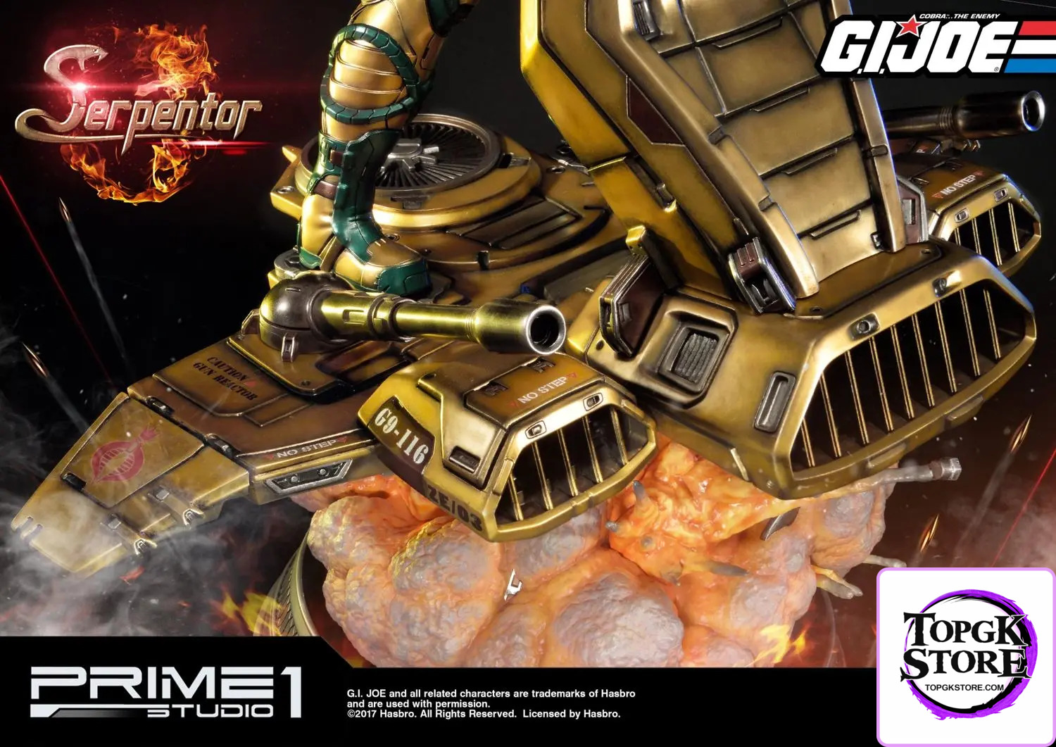 Prime 1 Studio – Premium Masterline G.I. Joe Serpentor PMGJ-03 PMGJ-03EX (Licensed) - Photo 8 | TopGKStore