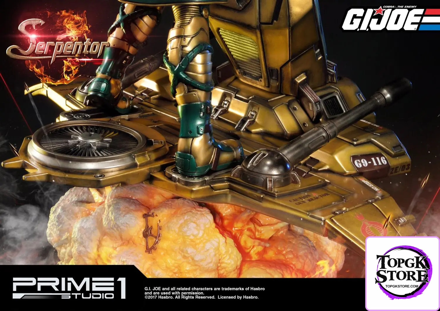 Prime 1 Studio – Premium Masterline G.I. Joe Serpentor PMGJ-03 PMGJ-03EX (Licensed) - Photo 9 | TopGKStore