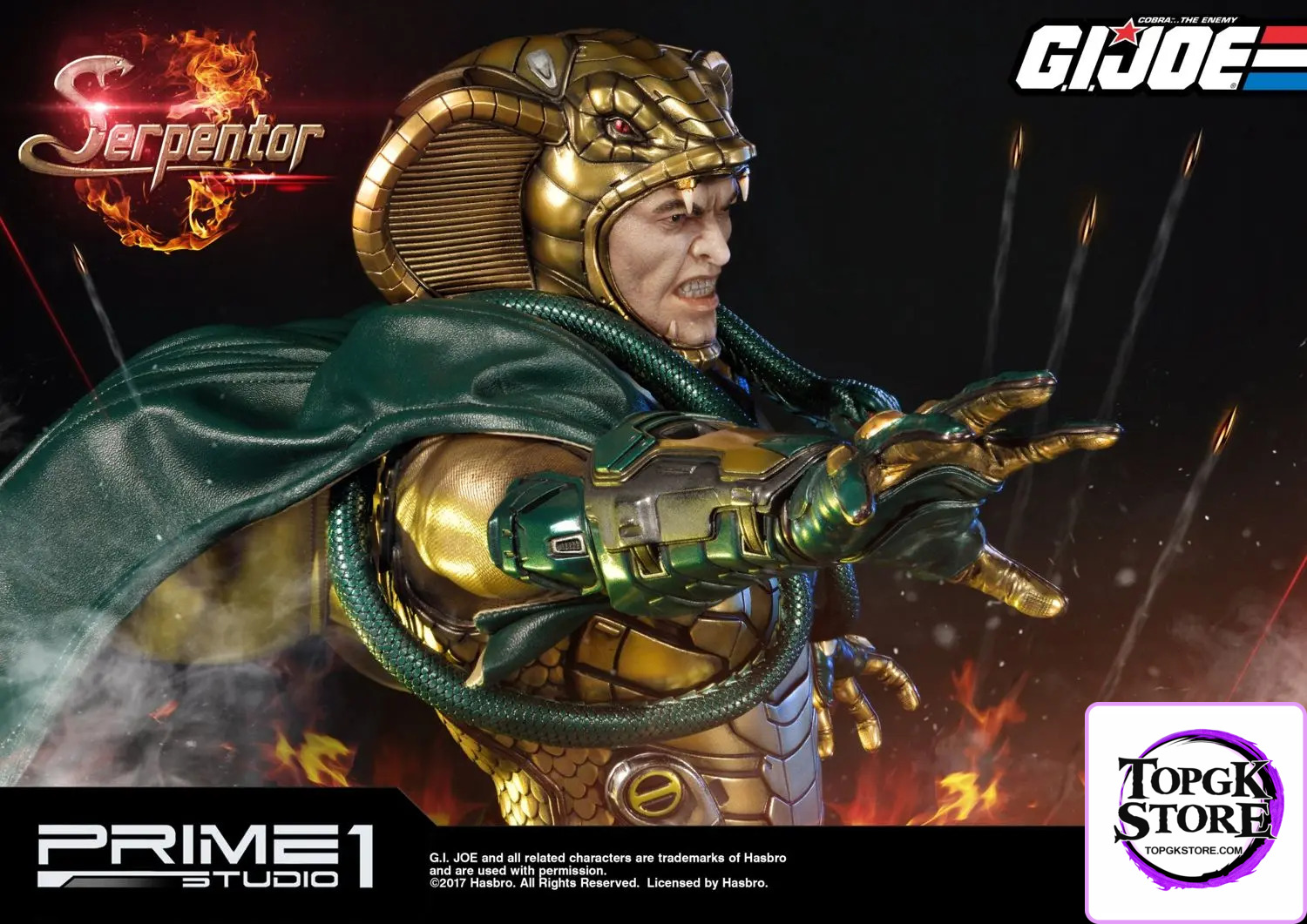 Prime 1 Studio – Premium Masterline G.I. Joe Serpentor PMGJ-03 PMGJ-03EX (Licensed) - Photo 10 | TopGKStore