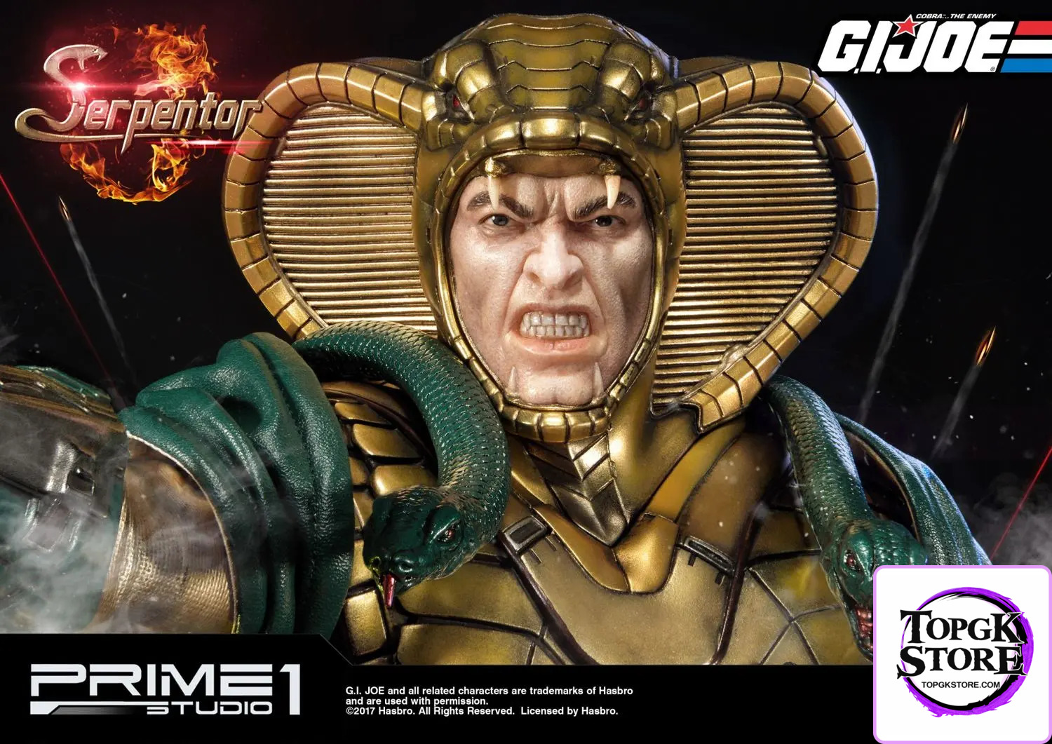 Prime 1 Studio – Premium Masterline G.I. Joe Serpentor PMGJ-03 PMGJ-03EX (Licensed) - Photo 6 | TopGKStore